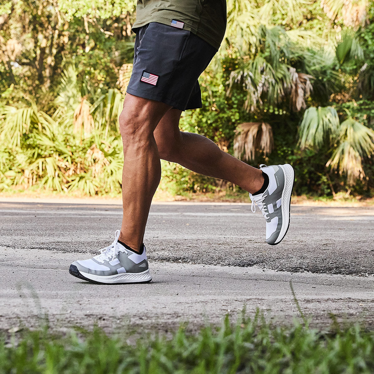 Men's Rough Runners - White + Speed Grey + Raven