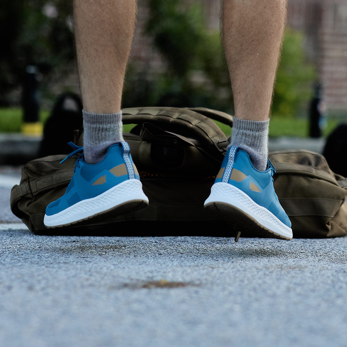 Men's Rough Runners - Tidal Blue + Speed Tan