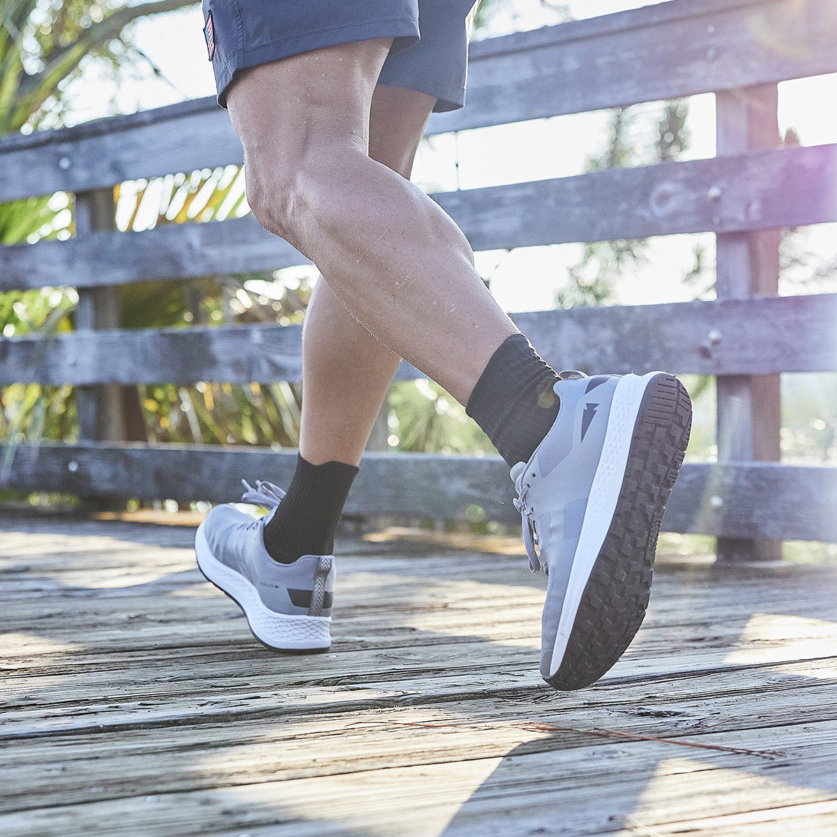 Men's Rough Runners - Speed Grey + White + Raven