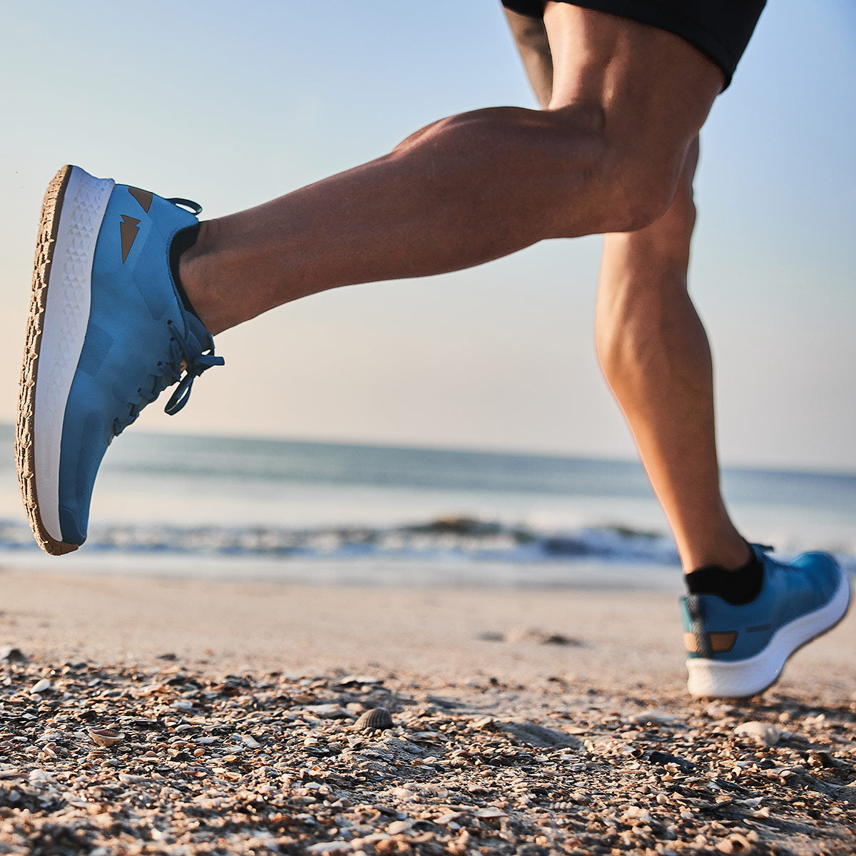 Men's Rough Runners - Tidal Blue + Speed Tan