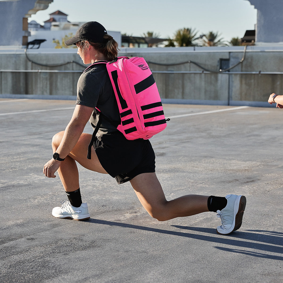 Women's Ballistic Trainers - Lunar Rock + Gum w/ Silver Reflective Spearhead