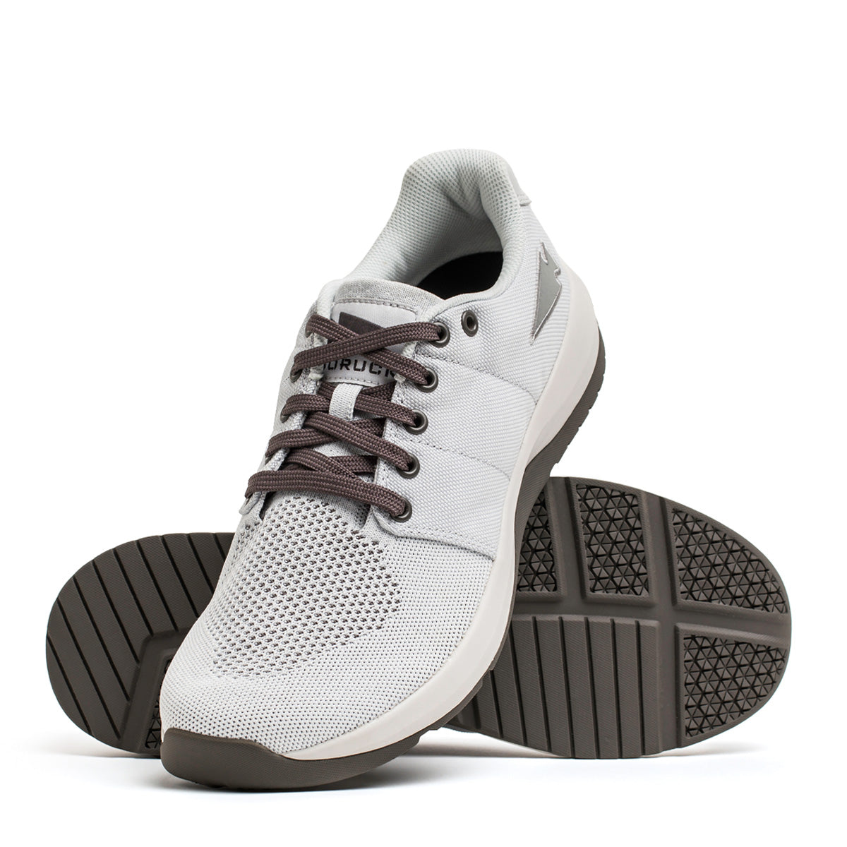 Men's Ballistic Trainers - Lunar Rock + Charcoal W / Silver Reflective Spearhead