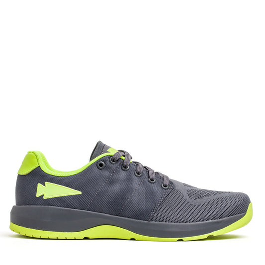 Men's Ballistic Trainers - Wolf Grey + Acid Lime W / Acid Lime Reflective Spearhead