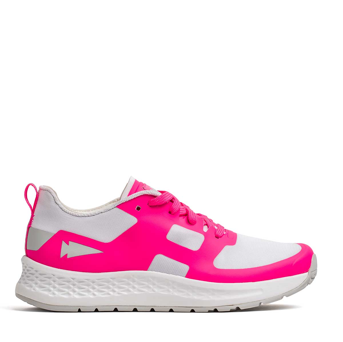 Women's Rough Runners - White + Hot Pink