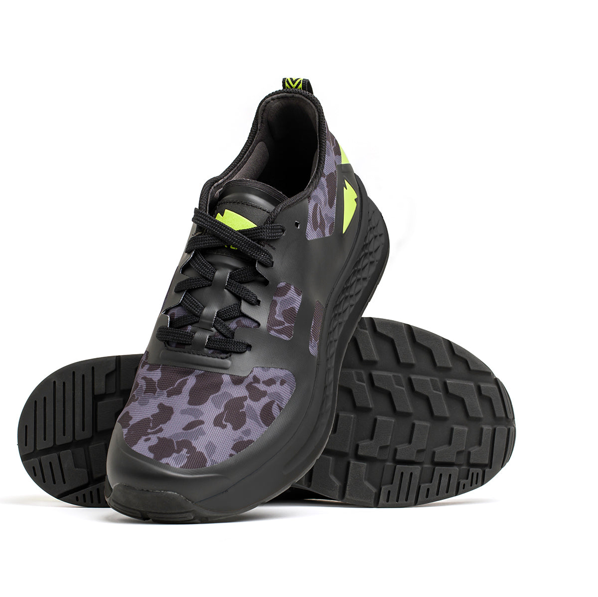 Women's Rough Runner - Midnight Frogskin + Acid Lime