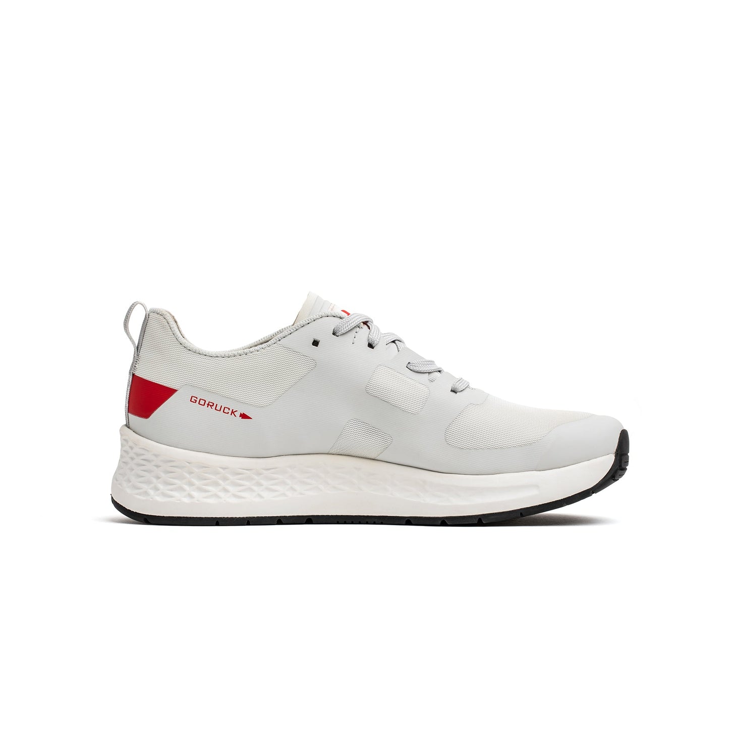 Men's Rough Runner - Light Grey + Red