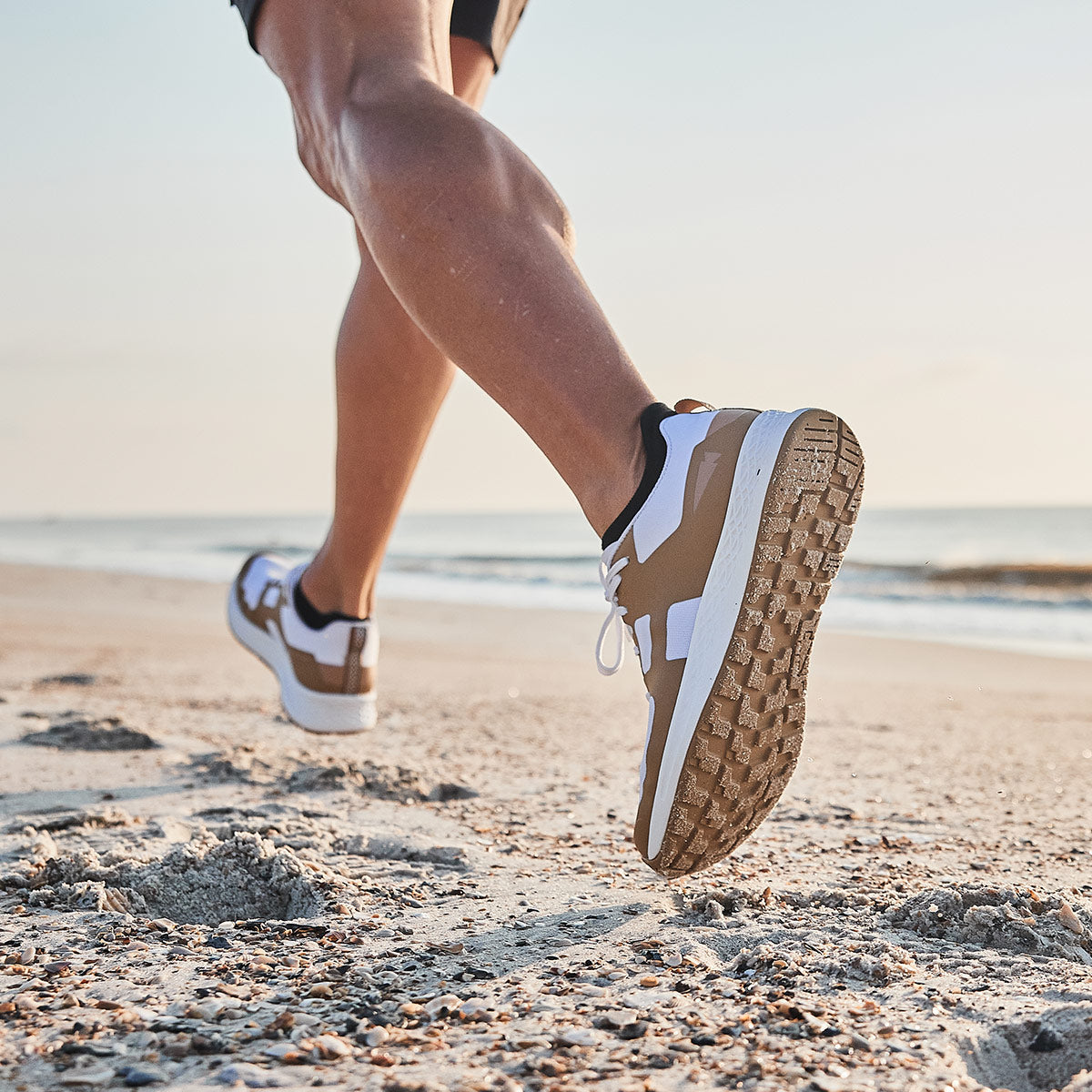 Men's Rough Runners - White + Speed Tan + Dark Tan