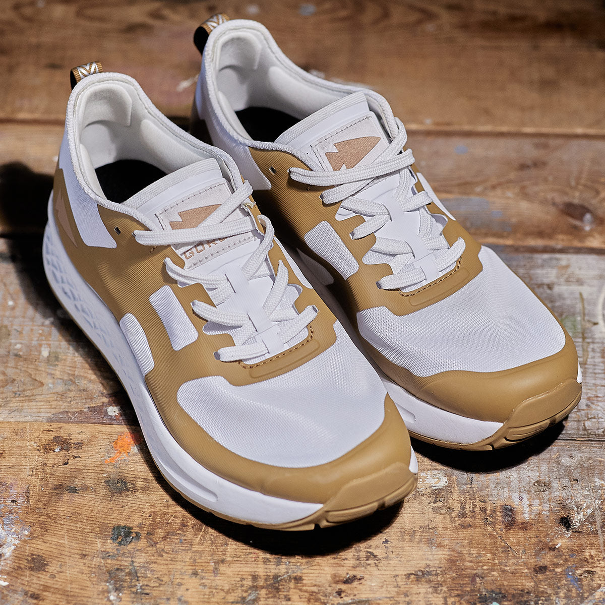 Men's Rough Runners - White + Speed Tan + Dark Tan